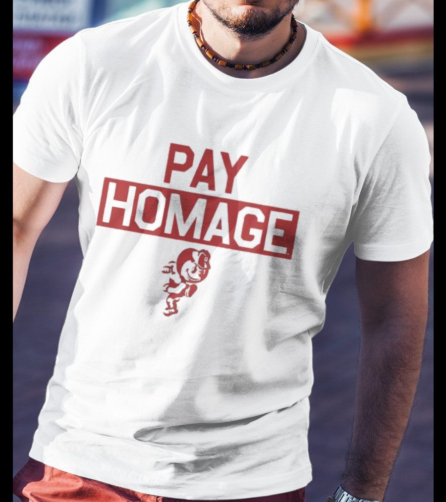 Ohio State Buckeyes NCAA Pay Homage Running Brutus T-Shirt