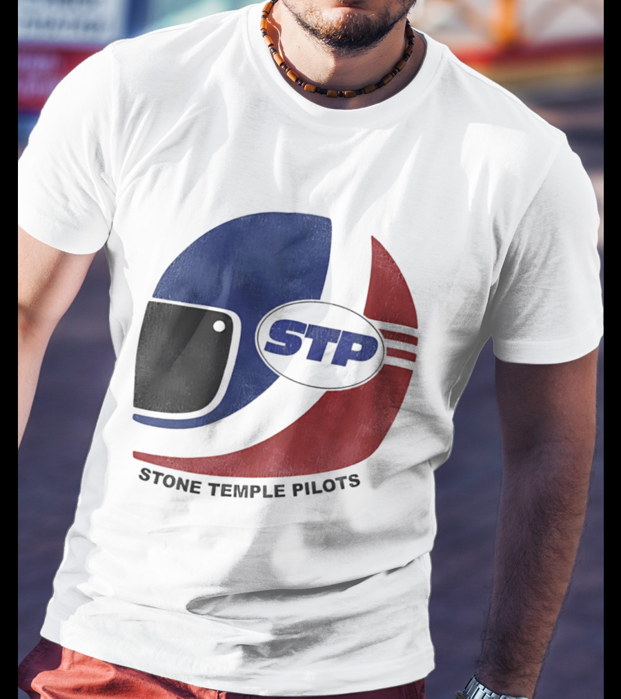 Stone Temple Pilots STP Helmet T-Shirt