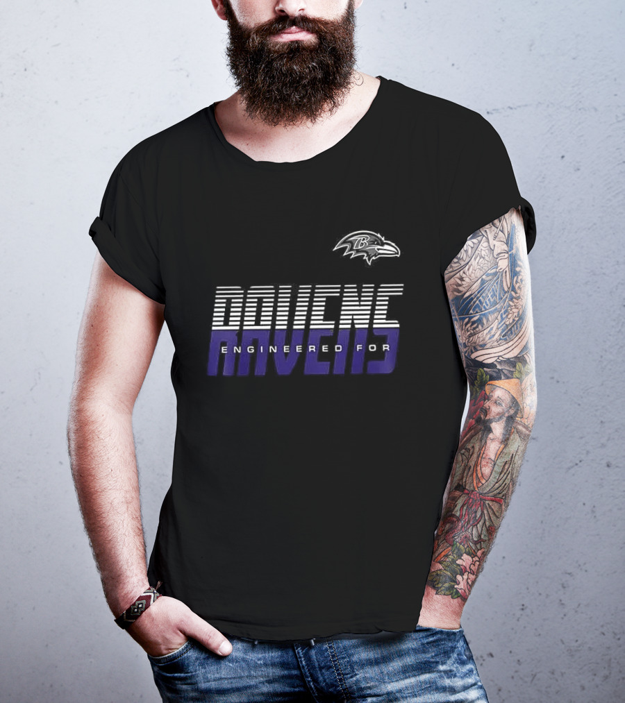 Baltimore Ravens Engineered For Ravens Fans Iconic Team Spirit T-Shirt