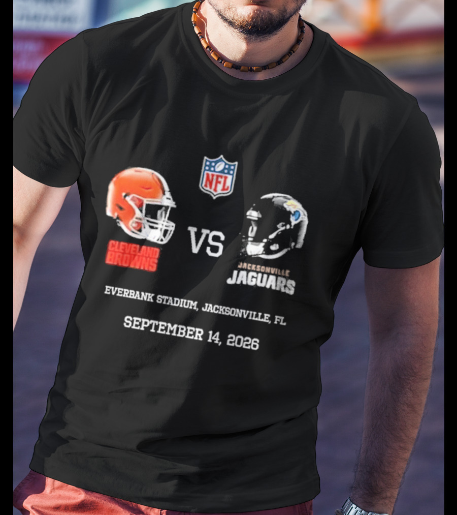 Cleveland Browns Vs Jacksonville Jaguars NFL EverBank Stadium Jacksonville FL September 14 2026 T-Shirt