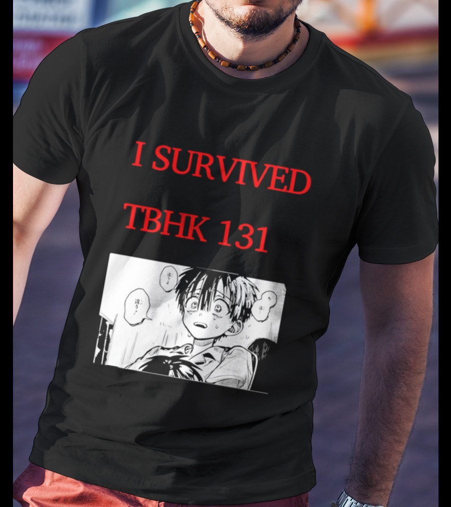 I Survived Tbhk 131 Crying Boy Manga Panel Japanese Comic Scene T-Shirt