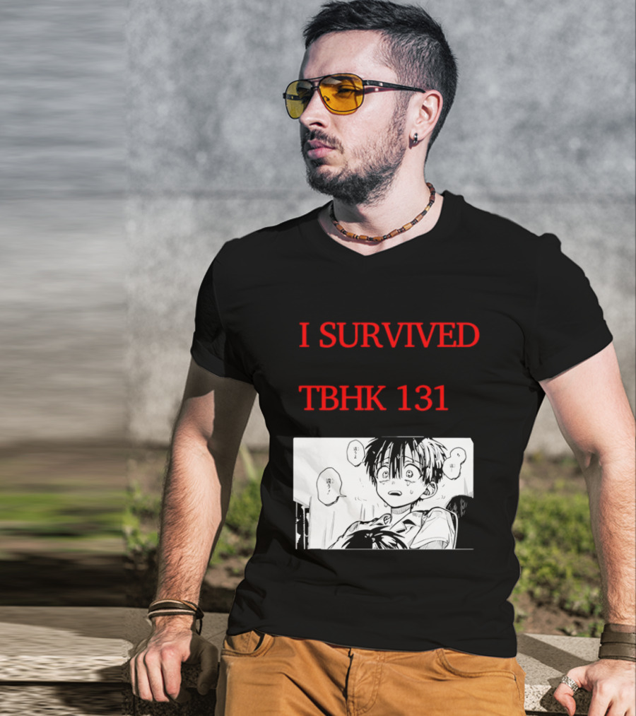I Survived Tbhk 131 Crying Boy Manga Panel Japanese Comic Scene T-Shirt