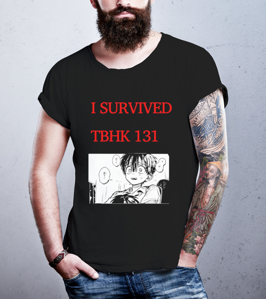 I Survived Tbhk 131 Crying Boy Manga Panel Japanese Comic Scene T-Shirt