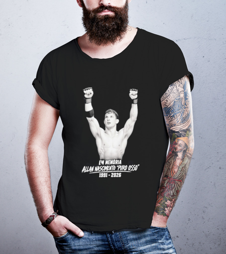 Ian Machado Garry Em Memória Allan Nascimento Puro Osso 1990 2026 T-Shirt
