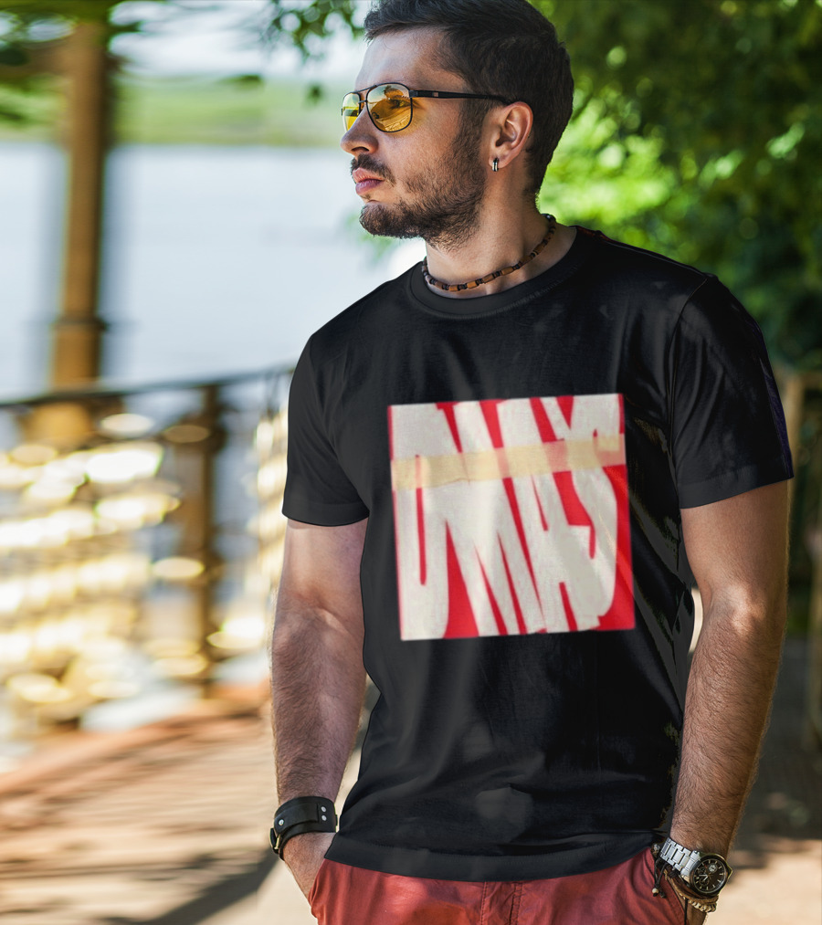 DMA's DMA's Album Cover Art Distorted Red White T-Shirt