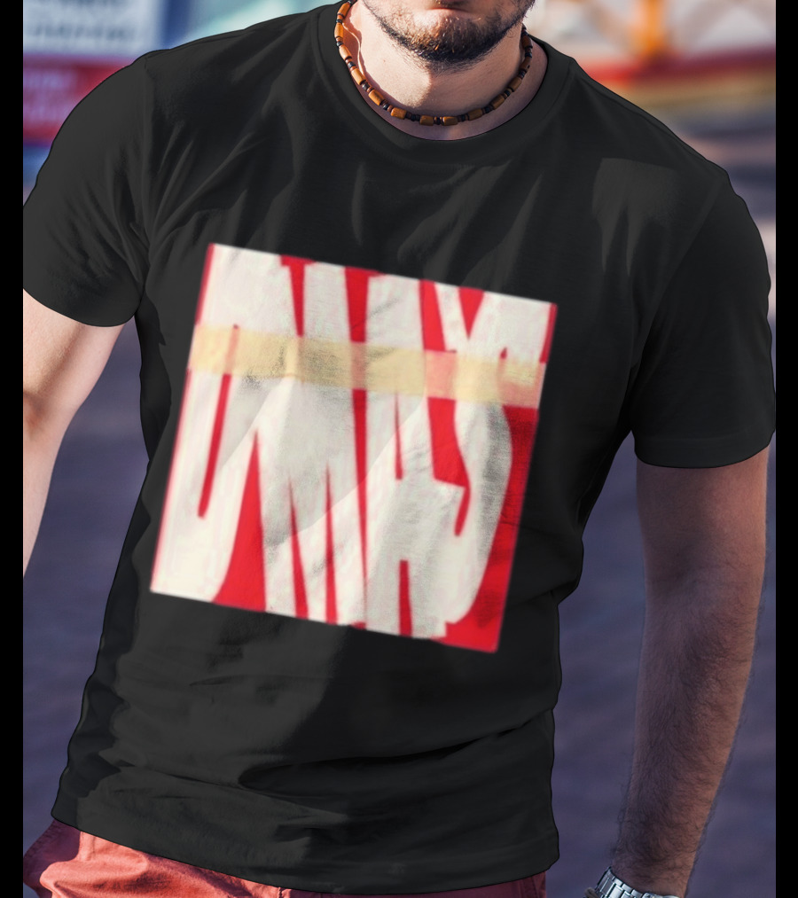 DMA's DMA's Album Cover Art Distorted Red White T-Shirt