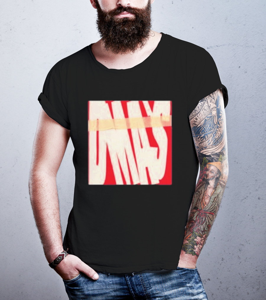 DMA's DMA's Album Cover Art Distorted Red White T-Shirt