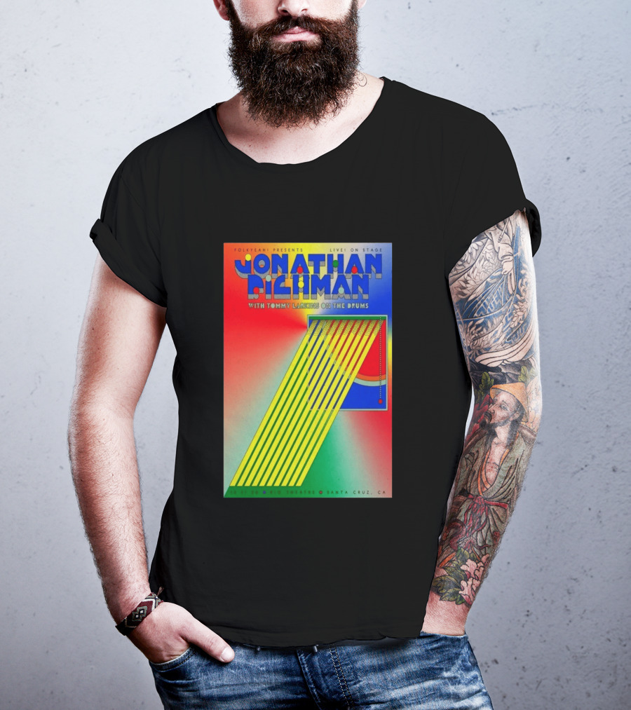 Jonathan Richman Live On Stage With Tommy Larkins Rio Theatre Santa Cruz December 11 2026 T-Shirt