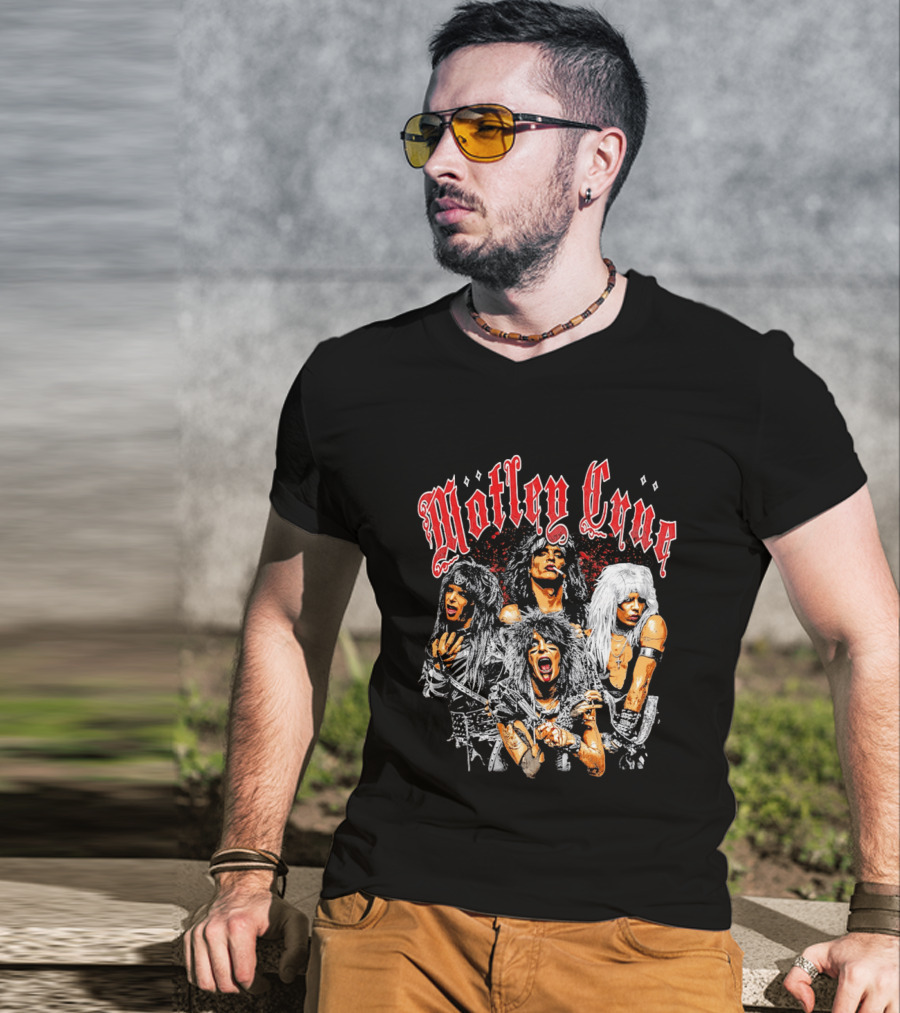 Mötley Crüe Classic Band Members T-Shirt