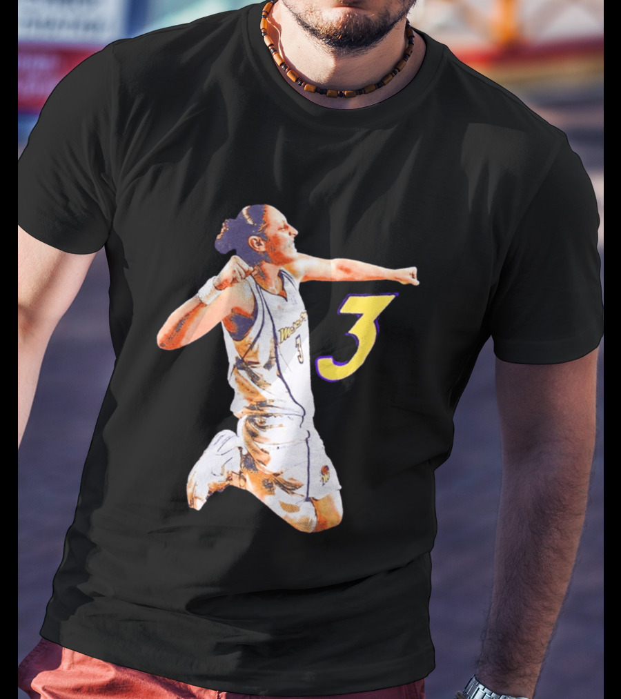 Mercury Diana Taurasi Number 3 Celebration Pose T-Shirt