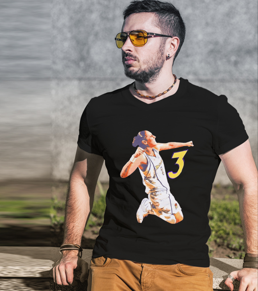 Mercury Diana Taurasi Number 3 Celebration Pose T-Shirt