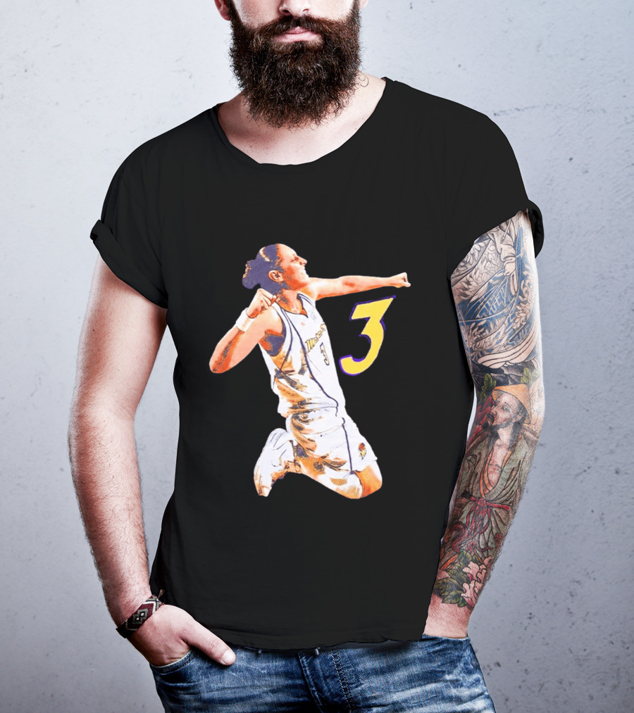 Mercury Diana Taurasi Number 3 Celebration Pose T-Shirt