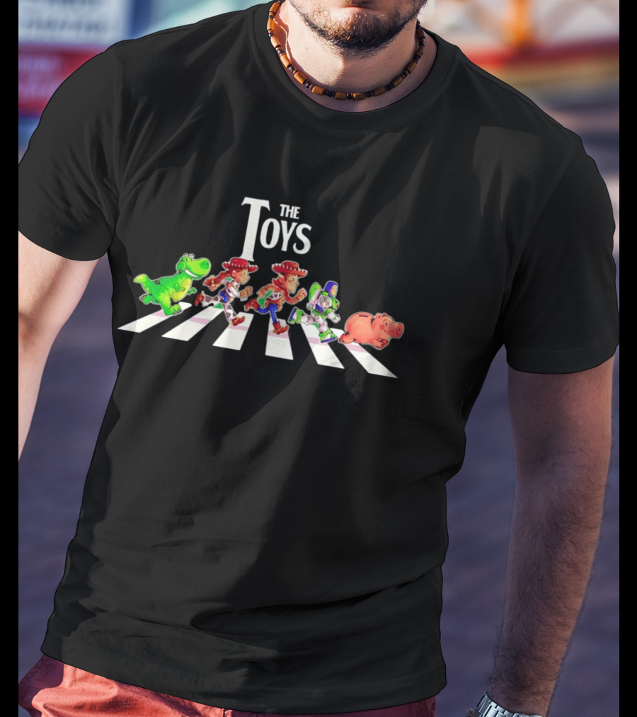 Rex Jessie Woody Buzz Lightyear Hamm The Toys Abbey Road T-Shirt