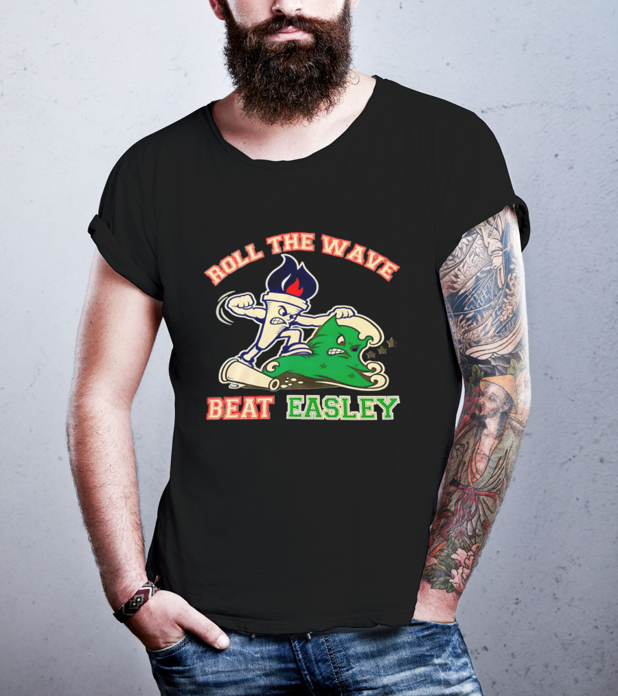 Roll The Wave Beat Easley Torch Green Wave T-Shirt