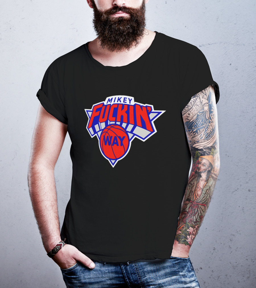 Mikey Fuckin' Way Basketball Knicks T-Shirt