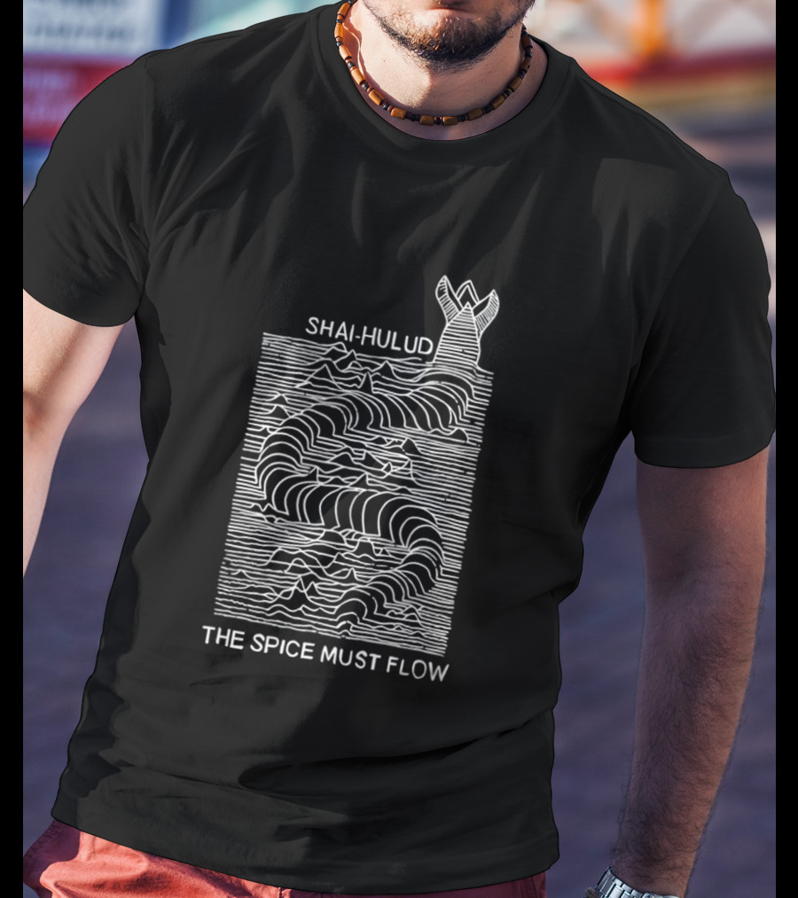 Shai Hulud The Spice Must Flow Dune Sandworm T-Shirt
