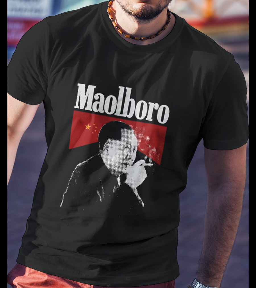 Maolboro Smoking Chairman Mao Zedong Communist T-Shirt