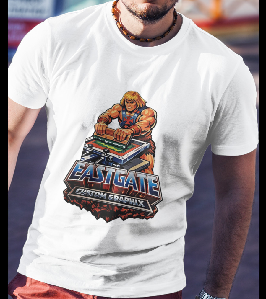 Eastgate Custom Graphix He Man Screen Printing T-Shirt