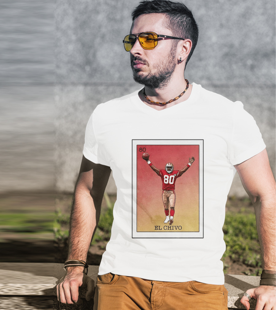 El Chivo 80 San Francisco 49ers Loteria Card T-Shirt
