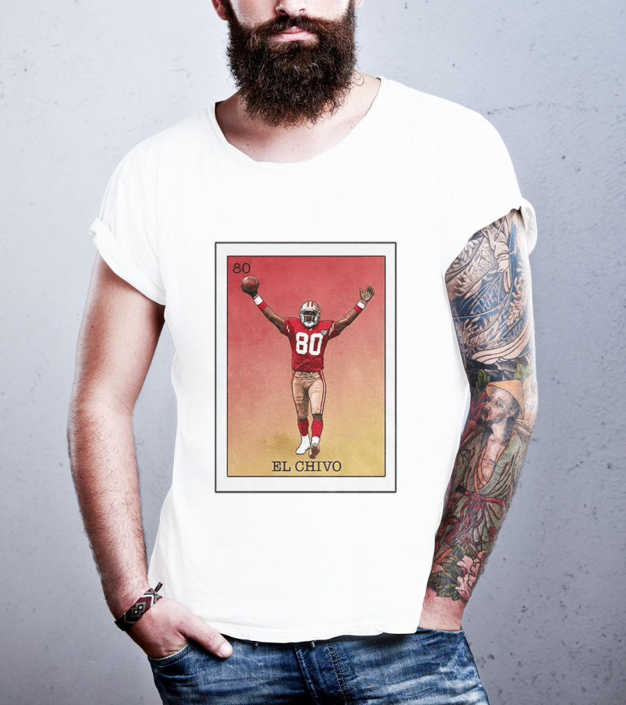 El Chivo 80 San Francisco 49ers Loteria Card T-Shirt
