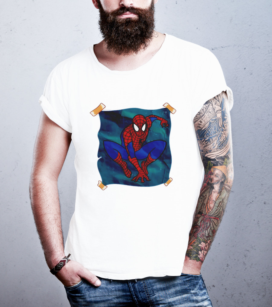 Spider Man Marvel Comics Superhero Iconic Action Pose T-Shirt