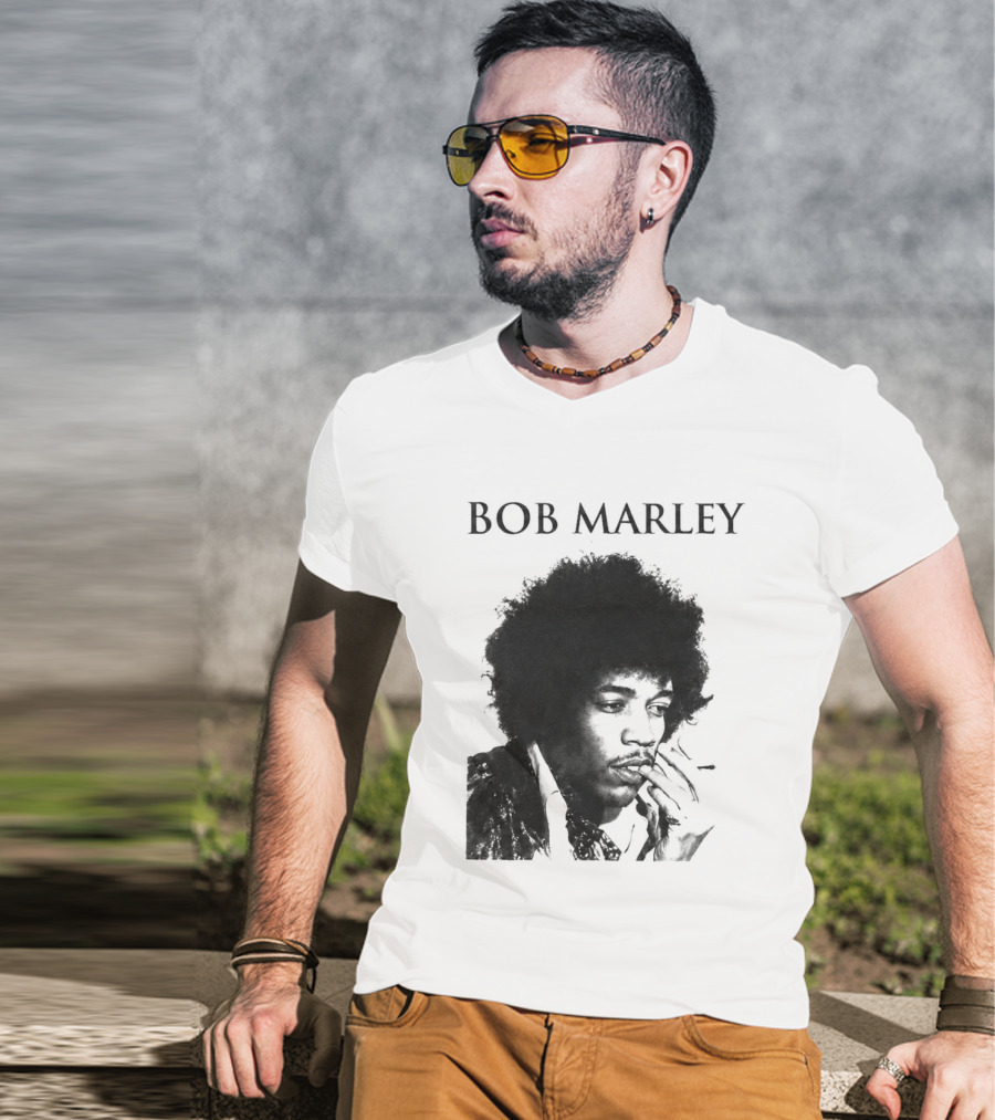 Bob Marley Jimi Hendrix T-Shirt