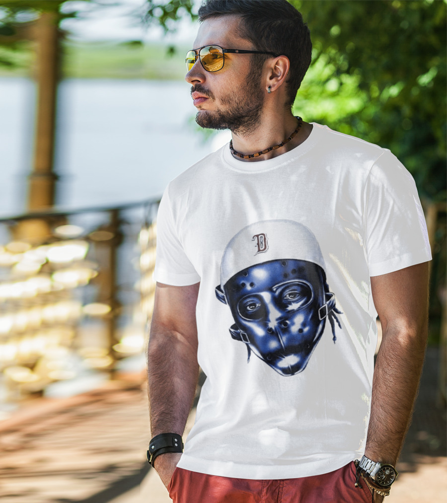 Stray Lee Know Concert Blue Hockey Mask D Cap T-Shirt