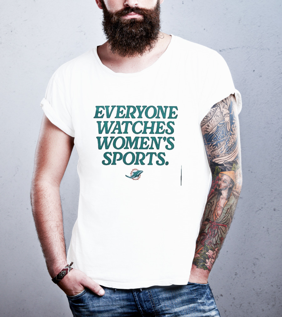 Miami Dolphins Everyone Es Women's Sports T-Shirt