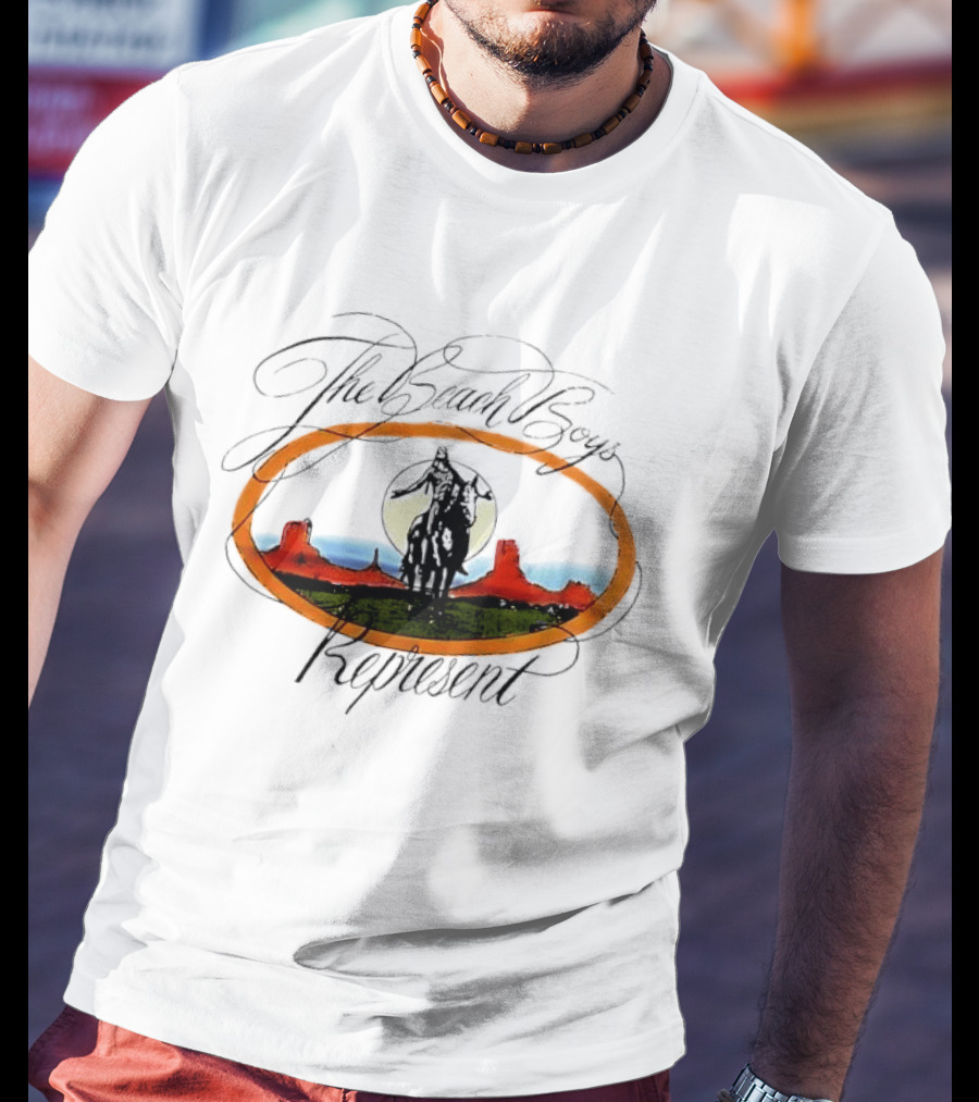 The Beach Boys Represent Native American Horse Monument Valley Sunset T-Shirt