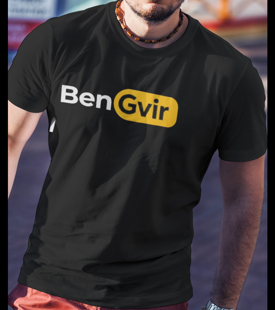 Ben Gvir Tomodachi Life Parody Gaming T-Shirt