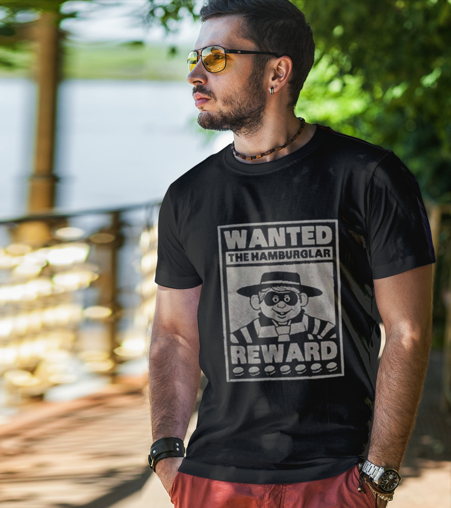 Wanted The Hamburglar Reward Wanted T-Shirt