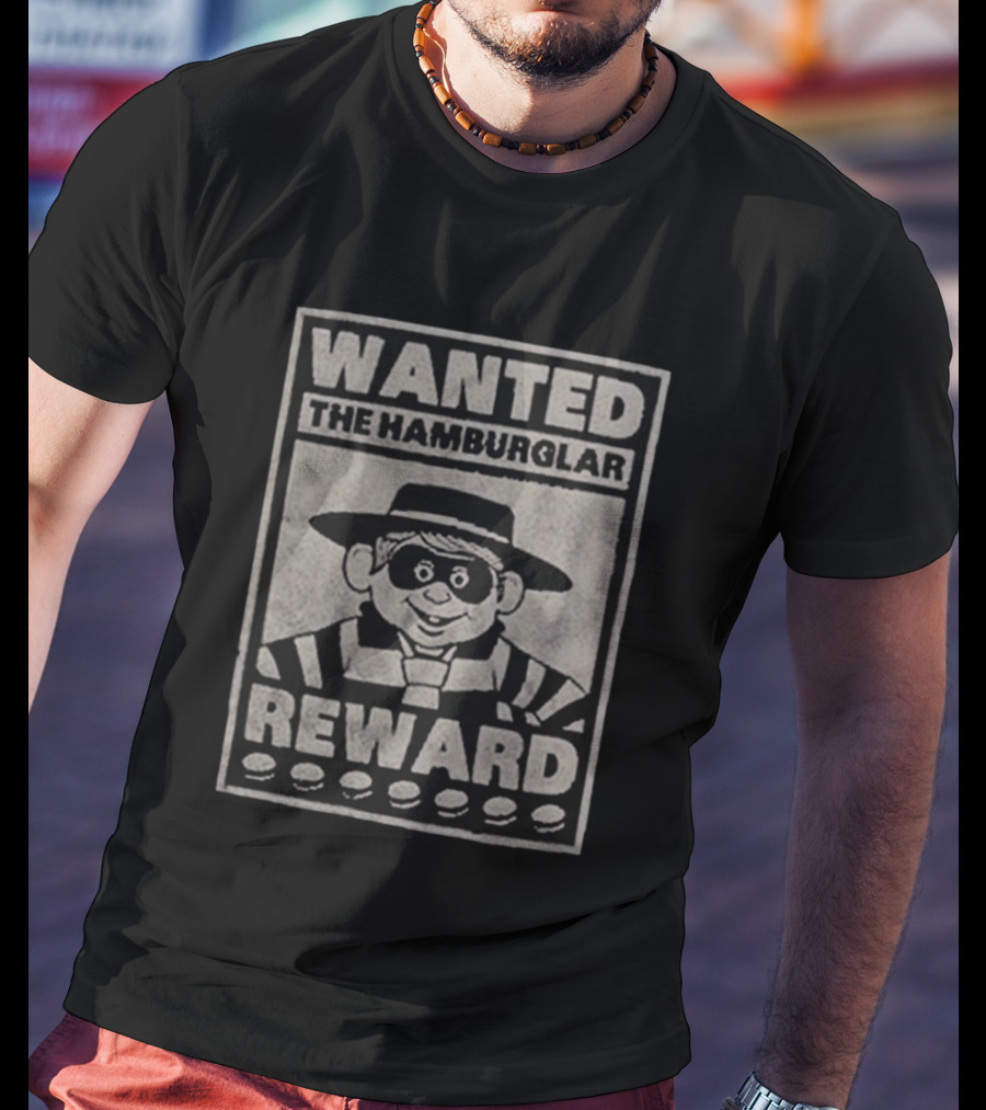 Wanted The Hamburglar Reward Wanted T-Shirt