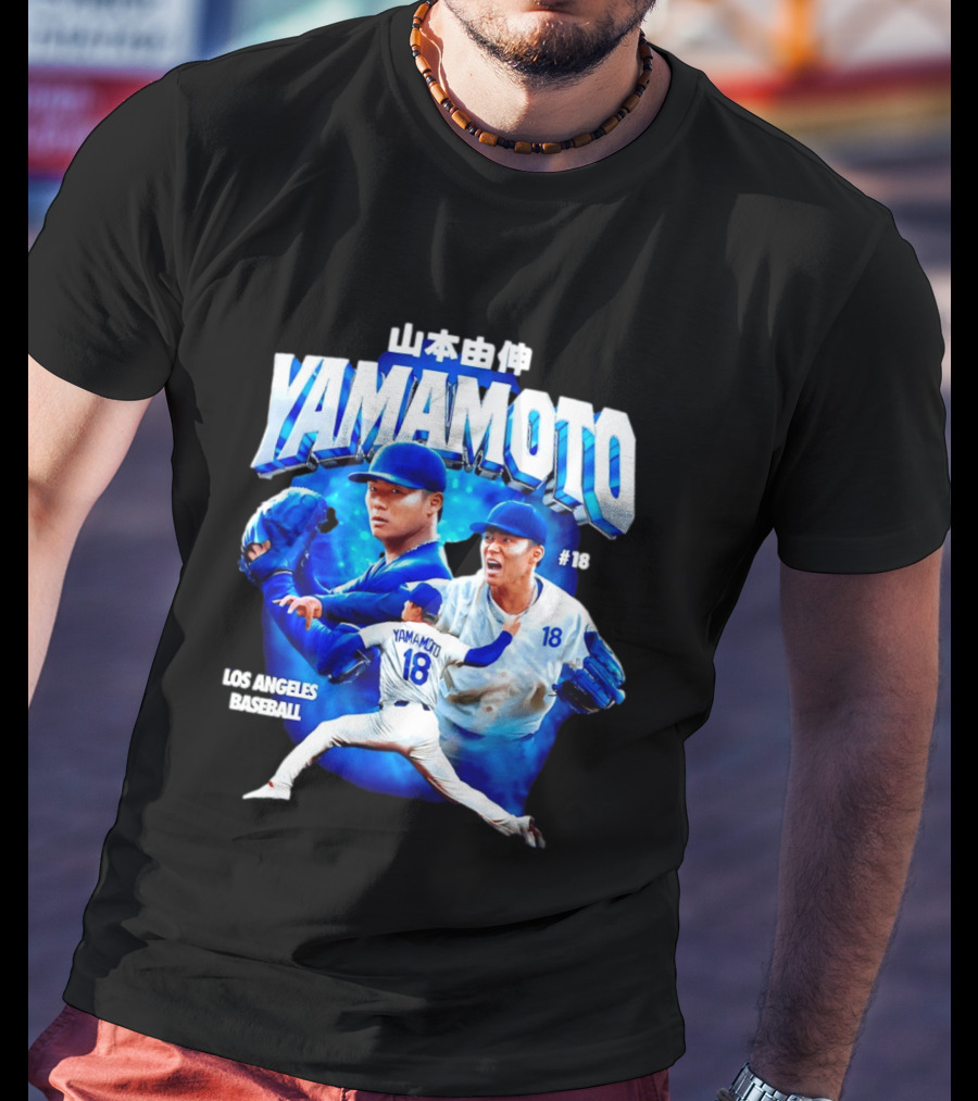 Yamamoto #18 Los Angeles Baseball 2026 T-Shirt