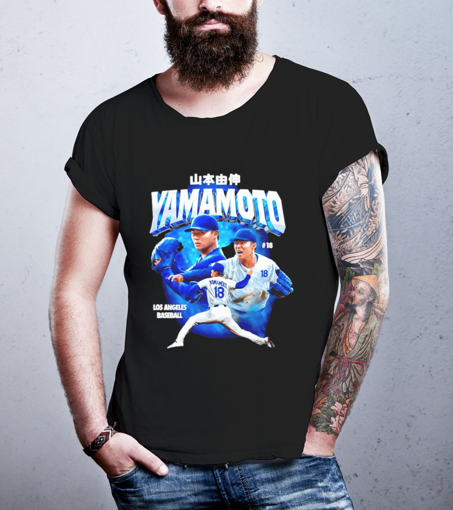 Yamamoto #18 Los Angeles Baseball 2026 T-Shirt