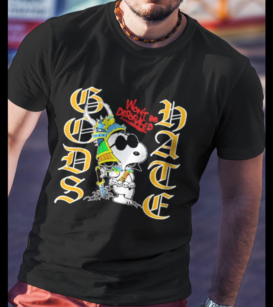 God's Hate We Owe You Nothing Samurai Joe Hardcore T-Shirt