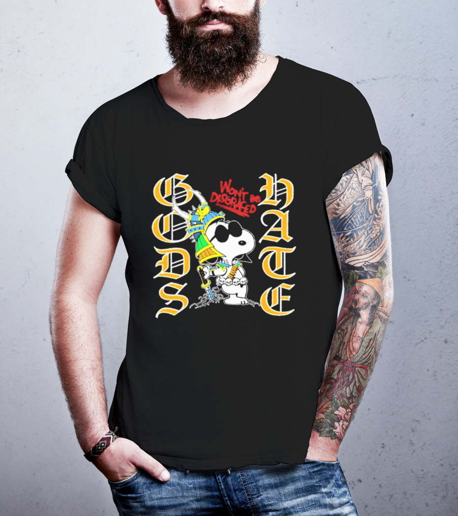 God's Hate We Owe You Nothing Samurai Joe Hardcore T-Shirt