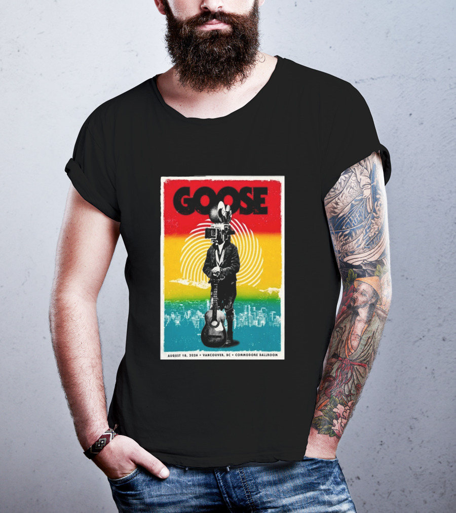 Goose August 18 2026 Vancouver BC Commodore Ballroom T-Shirt
