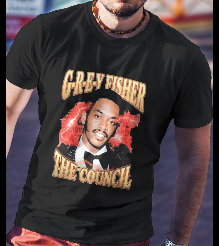 G REY Fisher The Council T-Shirt
