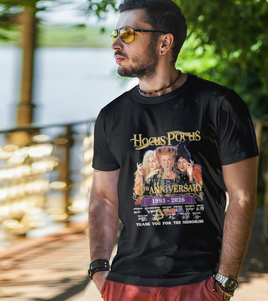 Hocus Pocus 33rd Anniversary 1993 2026 Thank You For The Memories T-Shirt
