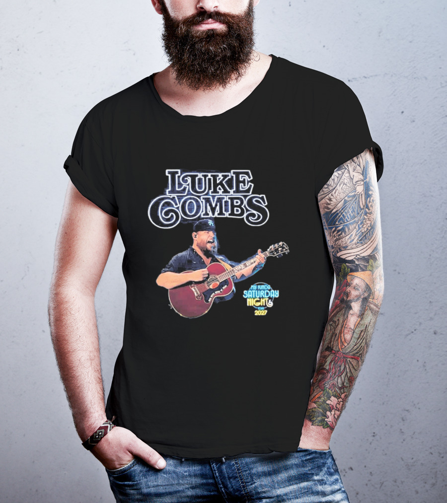 Luke Combs My Kinda Saturday Night Tour 2027 T-Shirt