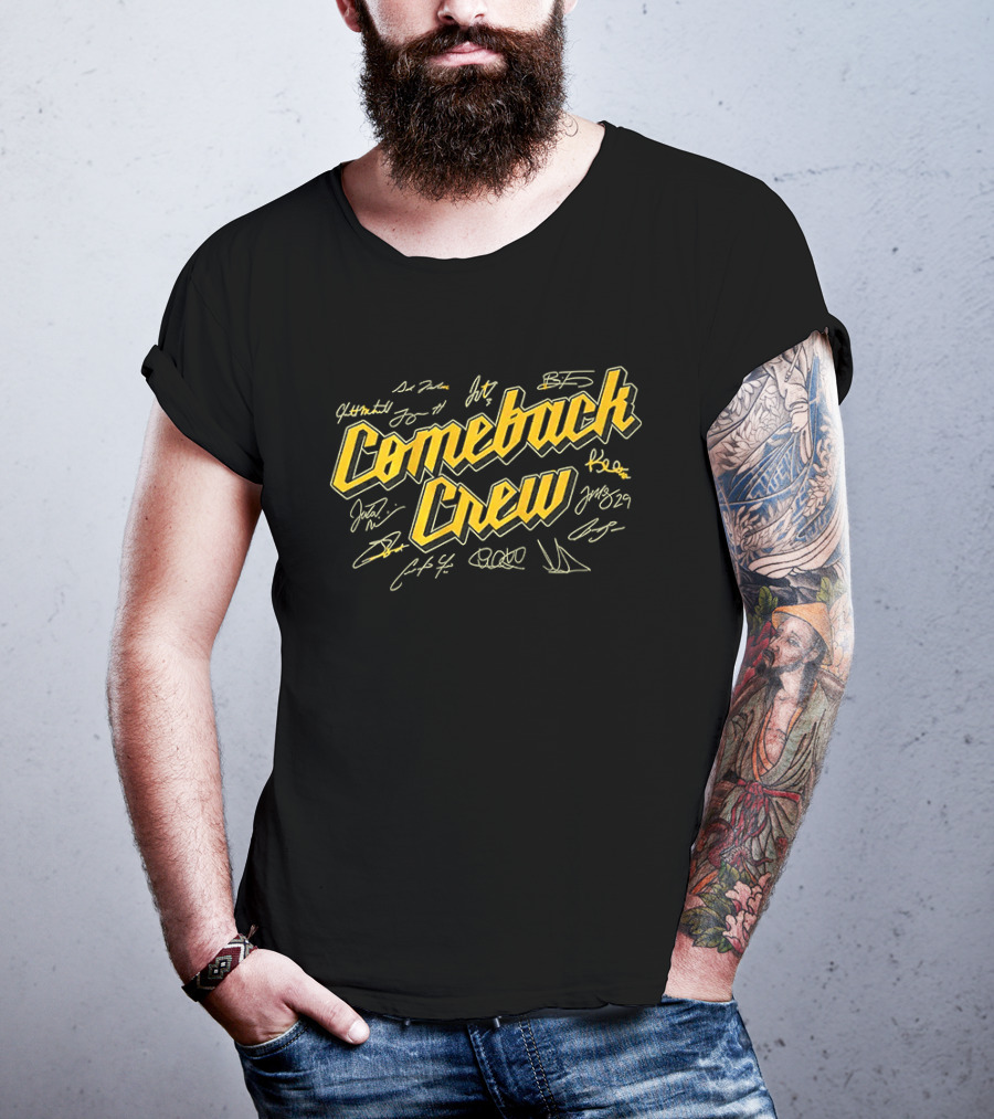 Milwaukee Baseball Comeback Crew Signatures MLB T-Shirt