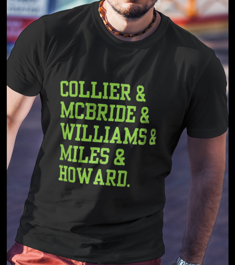 Collier McBride Williams Miles Howard Minnesota Lynx WNBA Players T-Shirt