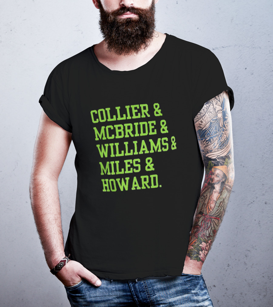 Collier McBride Williams Miles Howard Minnesota Lynx WNBA Players T-Shirt