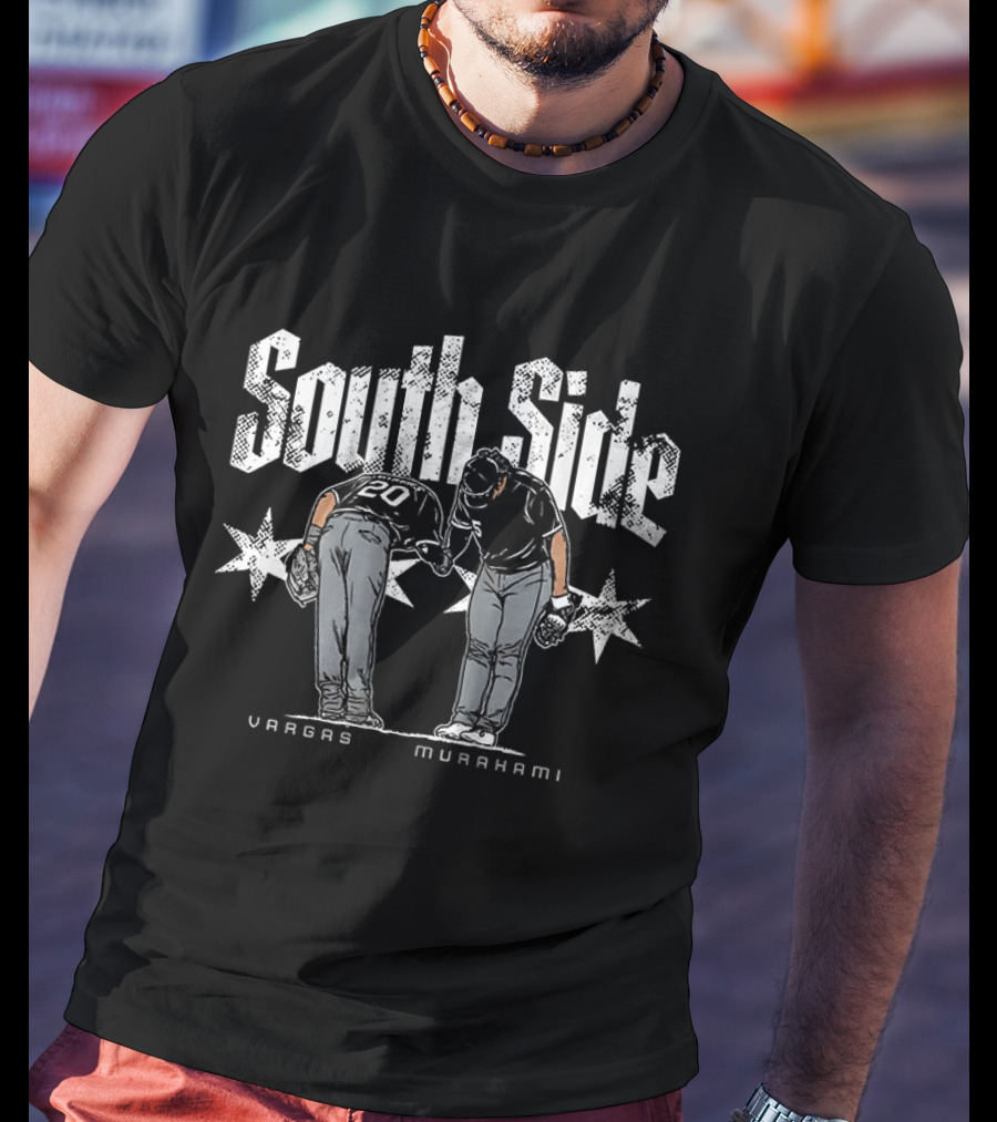 South Side Vargas Murakami Bowing Gesture Chicago White Sox T-Shirt