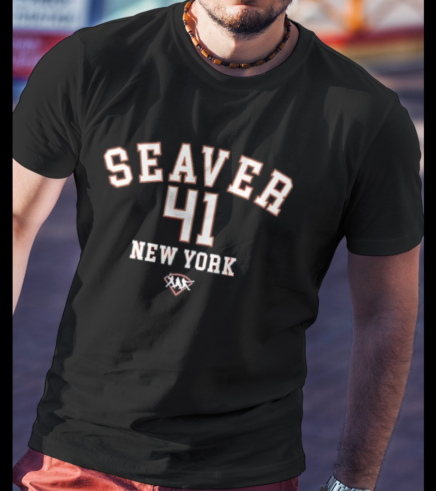 Seaver 41 New York Mets Baseball Diamond Batters T-Shirt