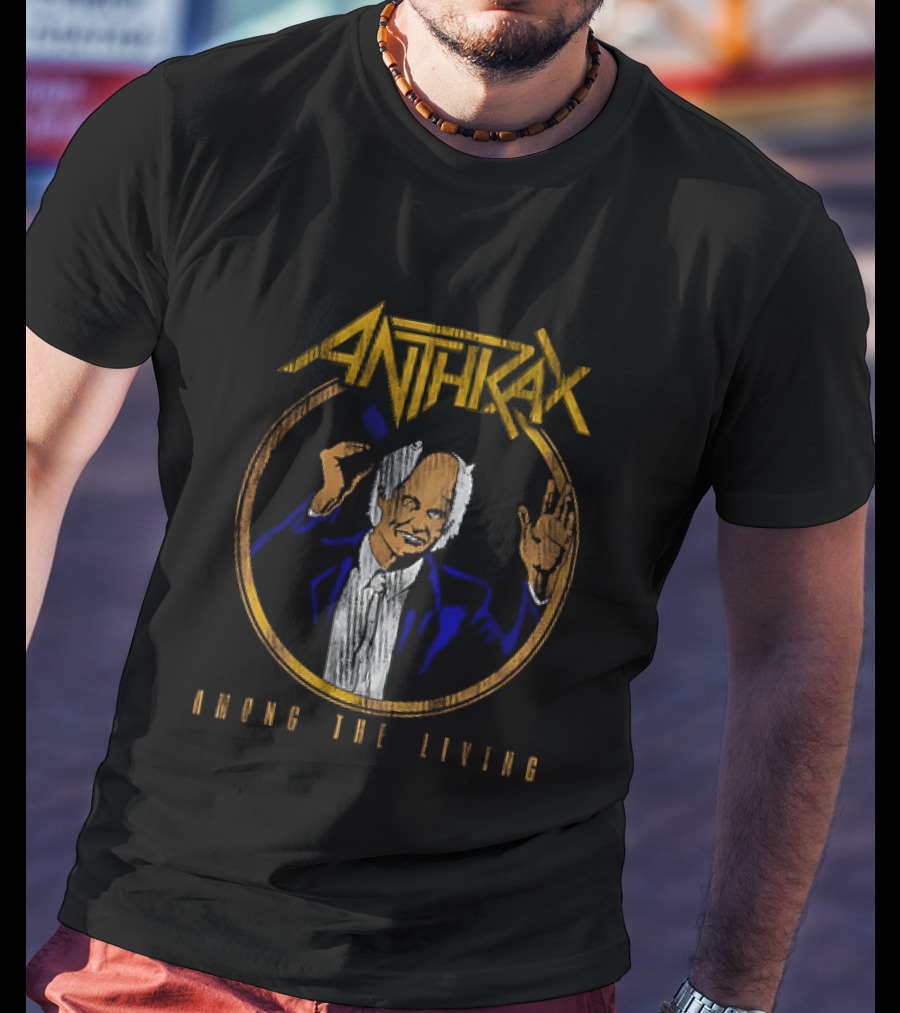 Anthrax Among The Living Randall Flagg Band Music T-Shirt