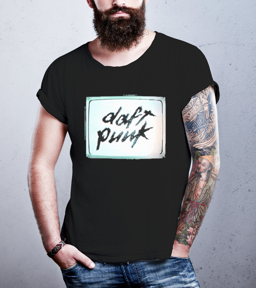 Daft Punk Human After All Vintage Television T-Shirt