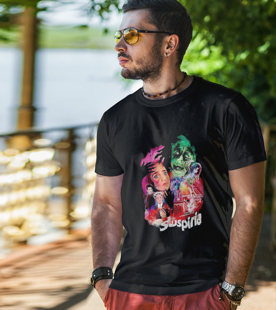 Suspiria Dario Argento Horror Collage Death Is Coming For You T-Shirt