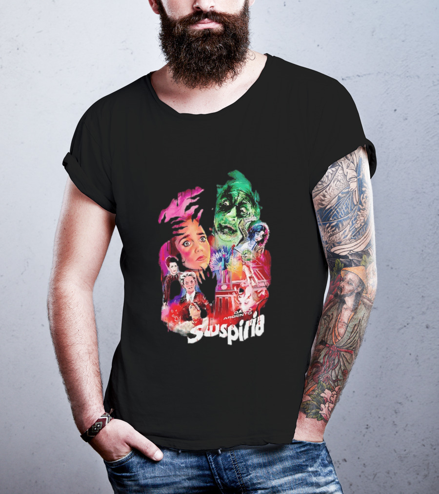 Suspiria Dario Argento Horror Collage Death Is Coming For You T-Shirt