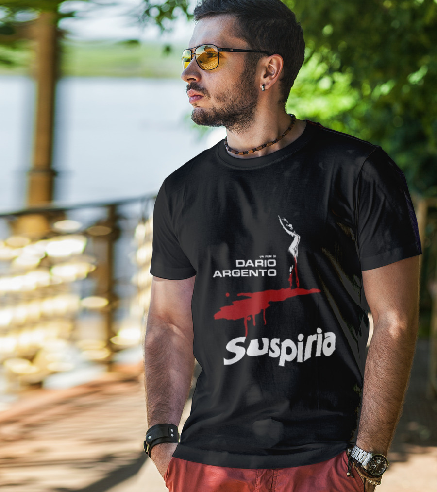 Dario Argento Suspiria Horror Classic Red Drip T-Shirt